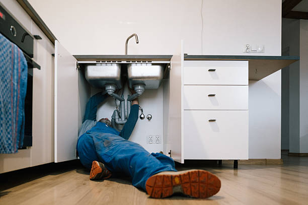 Professional Leak Detection technician working in Fall River, WI